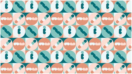 vector illustration of a set of abstract background