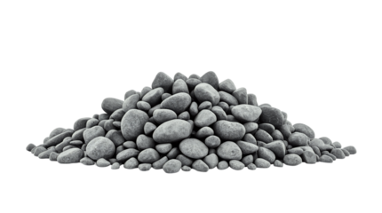 Pile of grey rock stone.