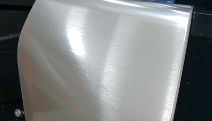 Shiny silver surface