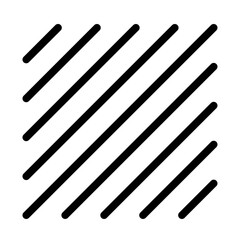 Diagonal Lines Line Icon of Texture Design Icon Set