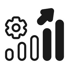 Rise Up Right Vector Icon