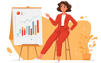 business woman in office