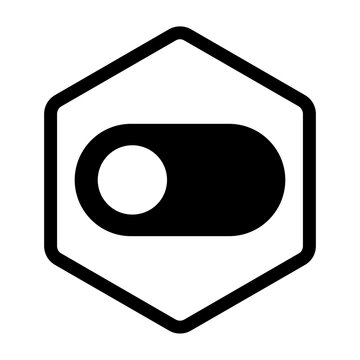 Toggle Button Vector Icon