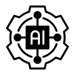 Artificial Intelligence Vector Icon