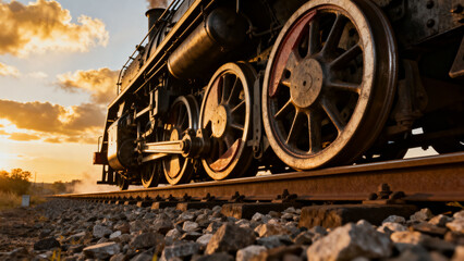 old steam train