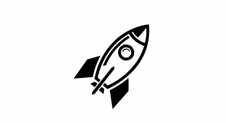 space rocket vector illustration