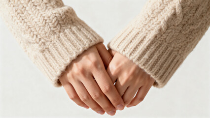 close up of hands holding each other