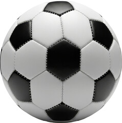 High detail Illustration of a Classic Black and White Soccer Ball