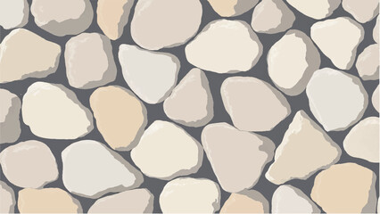 Stone wall pattern. Stone wall texture. Stone wall background. Vector illustration.  