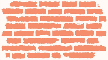Brick wall pattern background for design projects and textures. Illustration of a brick wall.