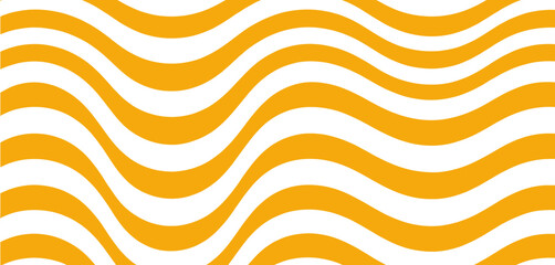 Wavy Mustard Stripes Pattern