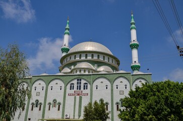 Türkiye, Side, August 23, 2025 Fatih Camii Mosque in Side