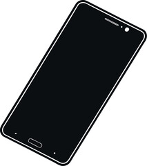 vector illustration of a mobile phone