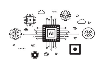 Digital motherboard chip ai.