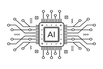 Digital motherboard chip ai.