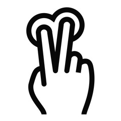 Two Finger Tap Gesture