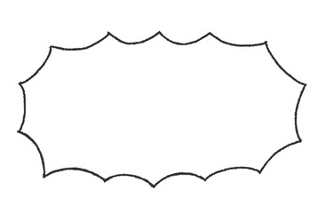 手書き風の爆発吹き出し