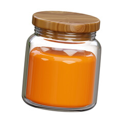 Honey Jar 3D Illustration