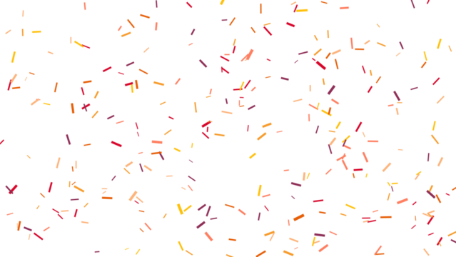 Vibrant Falling Confetti Sprinkles on White Background - Festive Celebration Particles for Events & Parties - Powered by Adobe