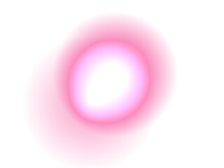 Vibrant Pink Luminous Glow on White Abstract Background