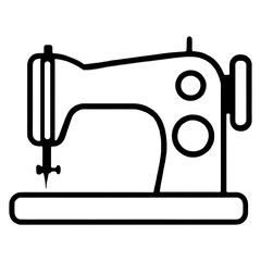 Vector Illustration of Sewing Machine Icon (MesinJahit)