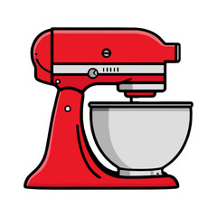 Vector Illustration of Stand Mixer Icon