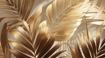 Intricate golden and brown feathers create a textured abstract pattern with natural organic forms