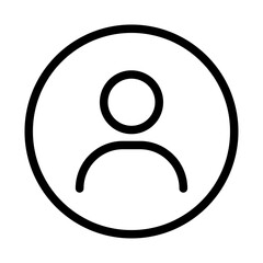 User Profile Line Icon of User Sessions Icon Set