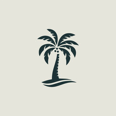 Obraz premium Palm Tree Logo