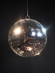 Obraz premium Dark Disco Ball Close-up