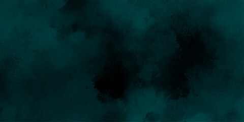 abstract cloud and vapor texture background. Black and blue smoke aquarelle smudge illustration smooth grungy smokey light pastel colors ink glow. Teal color powder explosion	