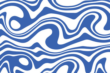 Abstract Swirl Groovy Background. Wavy Spiral Vector Background.