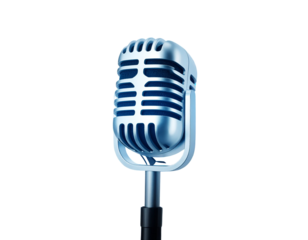 Creative Workspace with AI Assistant Icon and Floating Design Files, isolated