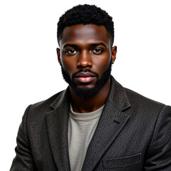 Confident young man posing in urban setting portrait photography modern environment close-up view for creative inspiration