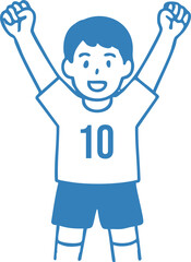 Soccer Football Character Illustration