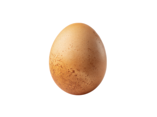 Speckled brown egg isolated on black image, Isolated, Png Transparent Background