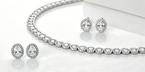 silver ring with diamonds