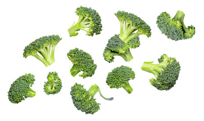 fresh broccoli isolated on white background © Amelia NF