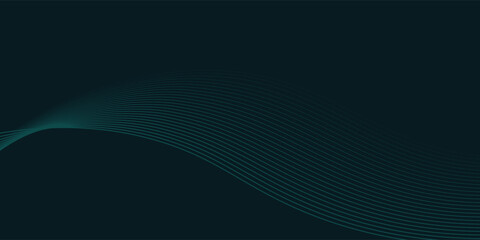 Elegant modern dark blue to light blue and green gradient background art