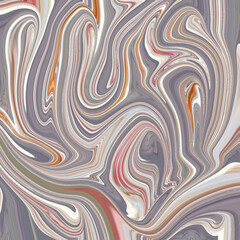 Abstract marble swirl design in muted tones of grey, white, and soft red, creating a modern and artistic flowing pattern ideal for decor, backgrounds, or digital art.