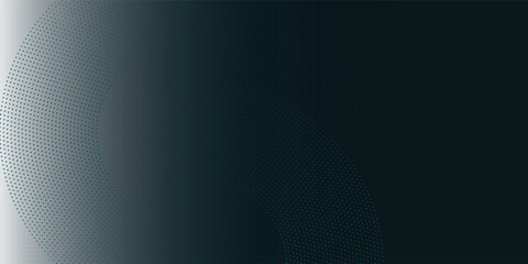 Elegant modern dark blue to light blue and green gradient background circle