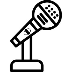 Mic Stand Icon