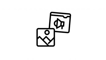 content animated icon