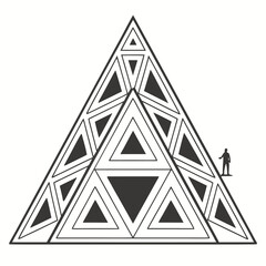 Gradient Triangle Abstract Balance 1