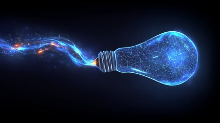 Light bulb network connecting ideas and innovation globally visualizing technology global communication and smart solutions