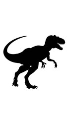 Obraz premium Silhouette of a Tyrannosaurus Rex