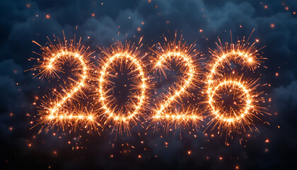 happy new year 2026 fireworks