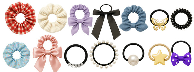 Trendy Scrunchies and Hair Ties Collection