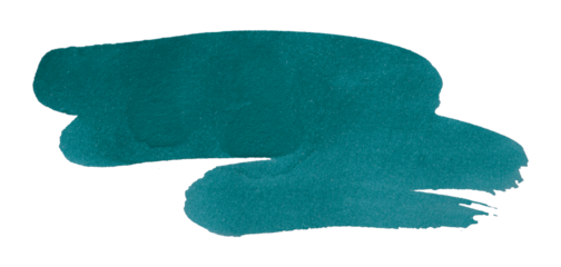 green watercolor background. Artistic hand paint. Isolated on transparent background.