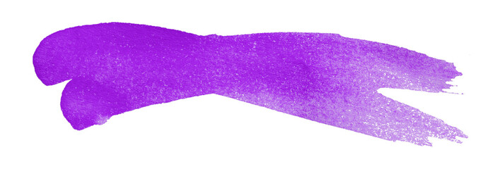 purple watercolor background. Artistic hand paint. Isolated on transparent background.
